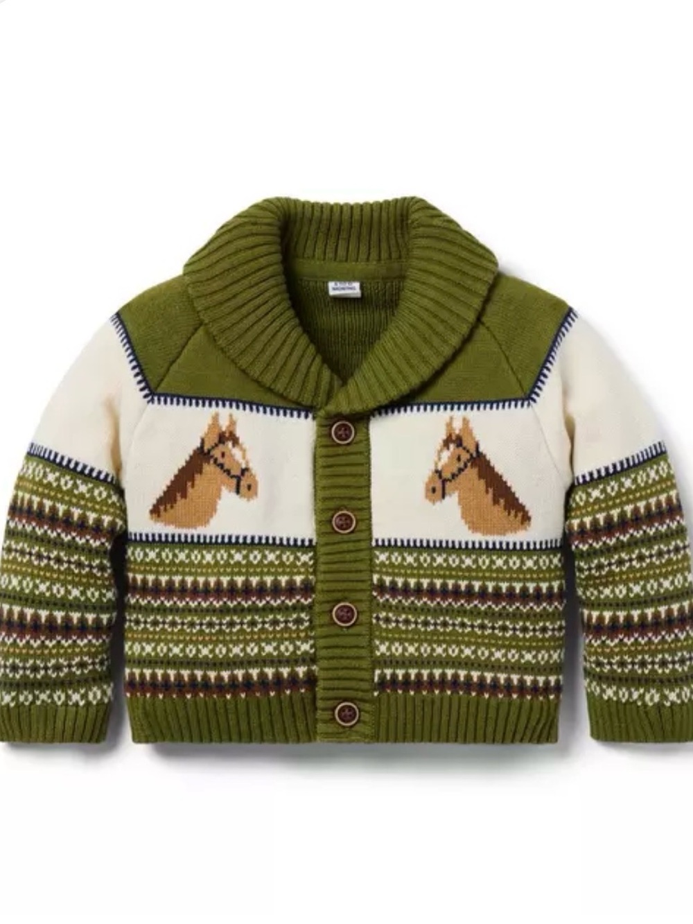 Janie and Jack The Little Equestrian Baby Cardigan